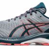 * Asics Men'S Gel-Kayano 27 2E Wide (021 Sheet Rock/Magnetic Blue) | Footwear