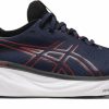 * Asics Men'S Gel-Nimbus 25 (401 Midnight/Electric Red) | Footwear