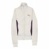 * Vintage Asics Track Jacket Small White Polyester | Vintage Jackets & Coats