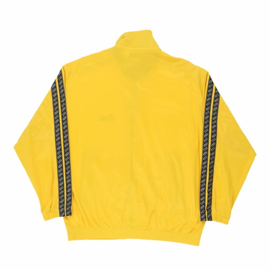 * Vintage Asics Track Jacket Medium Yellow Polyester | Vintage Jackets & Coats