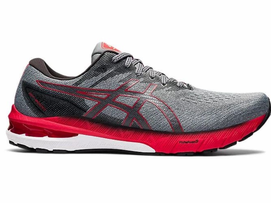 * Asics Men'S Gt-2000 10 (020 Mid Grey/Electric Red) | Footwear