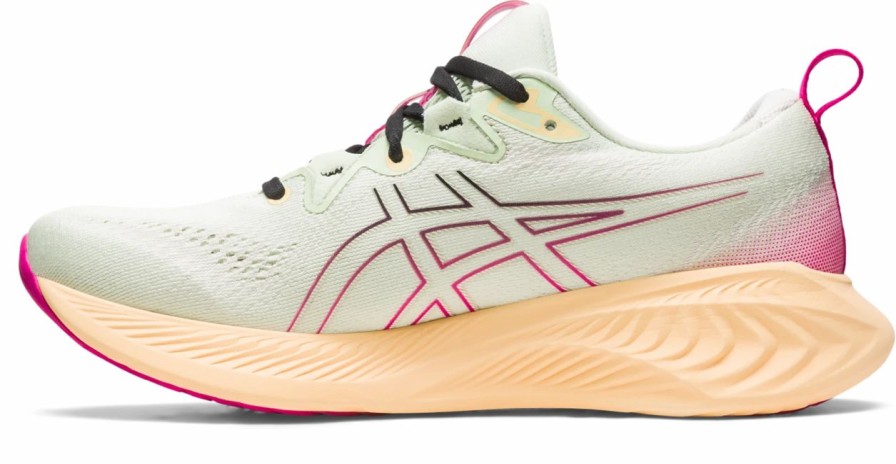 * Asics Women'S Gel-Cumulus 25 (300 Whisper Green/Pink Rave) | Footwear