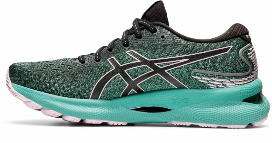 * Asics Women'S Gel-Nimbus 24 (003 Black/Barely Rose) | Footwear