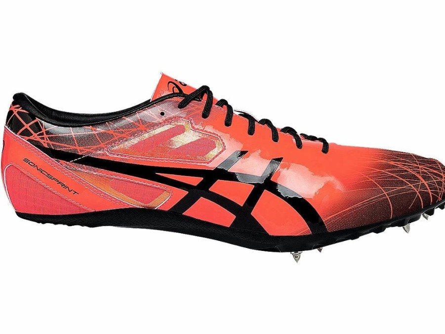 * Asics Uni Sonicsprint (0690 Flash Coral/Black) | Footwear