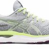 * Asics Women'S Gel-Nimbus 24 (020 Piedmont Grey/Lime Green) | Footwear